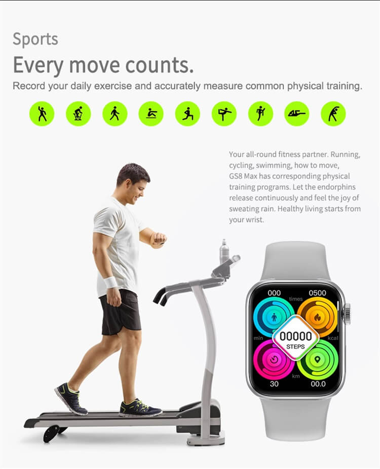 Montre intelligente GS8 Max-Shenzhen Shengye Technology Co., Ltd