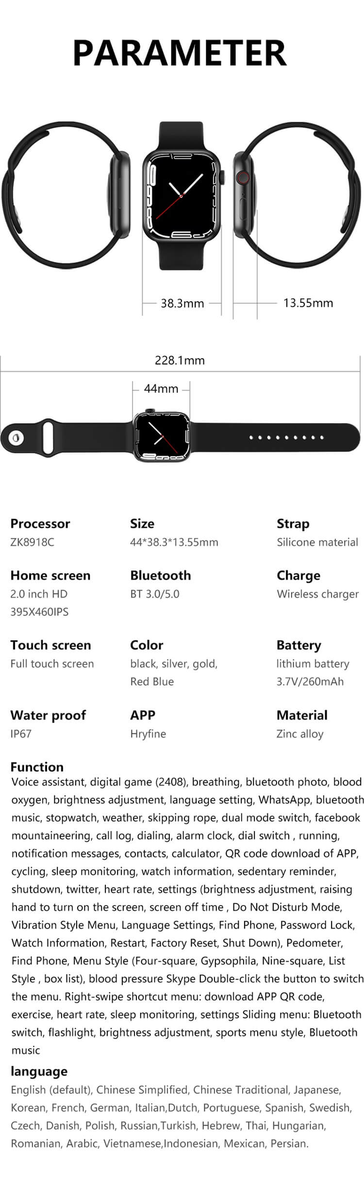 Produttore di orologi intelligenti personalizzati per telefoni cellulari WS67-Shenzhen Shengye Technology Co.,Ltd