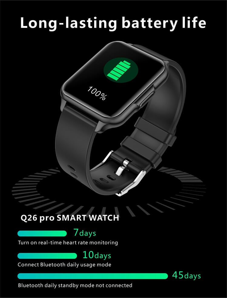 Q26 Pro Custom Dial Faces Waterproof Android Smart Watch-Shenzhen Shengye Technology Co.,Ltd