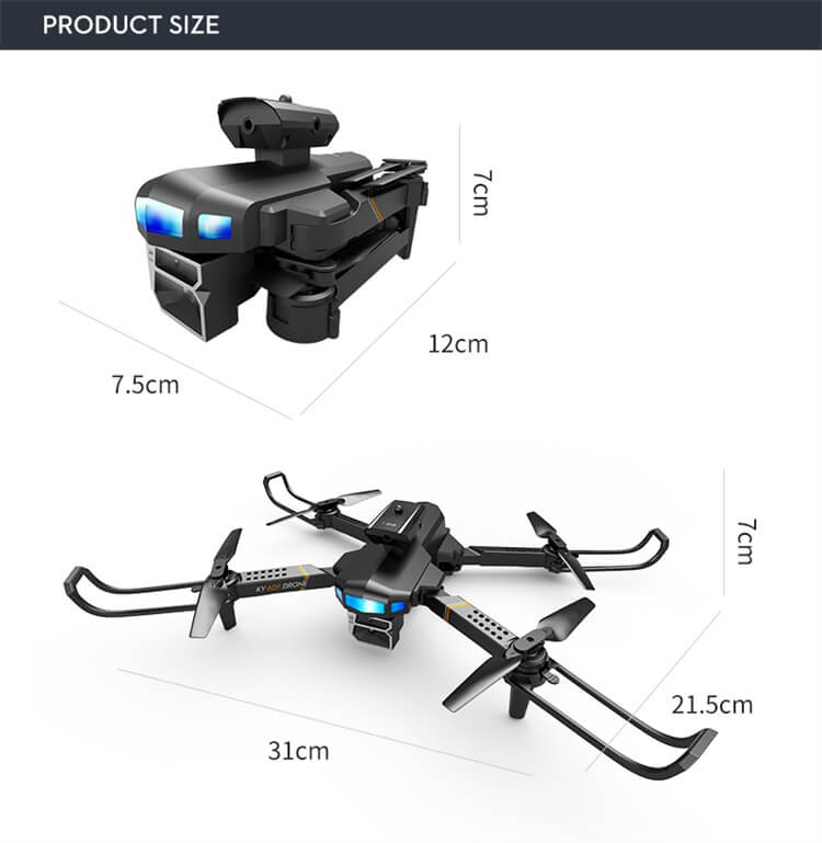 KY609 Drone 12 minutos Tiempo de duración de vuelo 1800 mAh Duración de la batería HD Cámara dual Mini Cheap VTOL RC 4K Drone-Shenzhen Shengye Technology Co.,Ltd