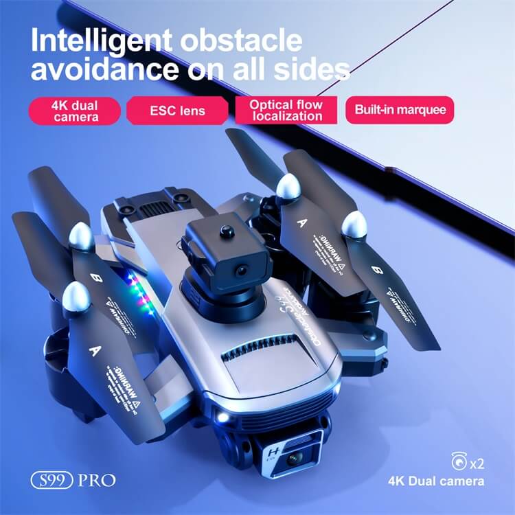 S99 Beste Qualität Drohnen Kleine Mini Faltbare Langstrecken-RC-Flugstreckensteuerungsmotor Wifi HD 4K-Videokamera-Drohne-Shenzhen Shengye Technology Co., Ltd