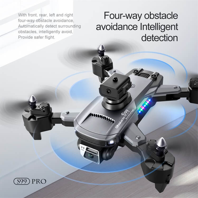 S99 Meilleure Qualité Drones Petit Mini Pliable Longue Portée RC Contrôle De Distance De Vol Moteur Wifi HD 4K Caméra Vidéo Drone-Shenzhen Shengye Technology Co., Ltd