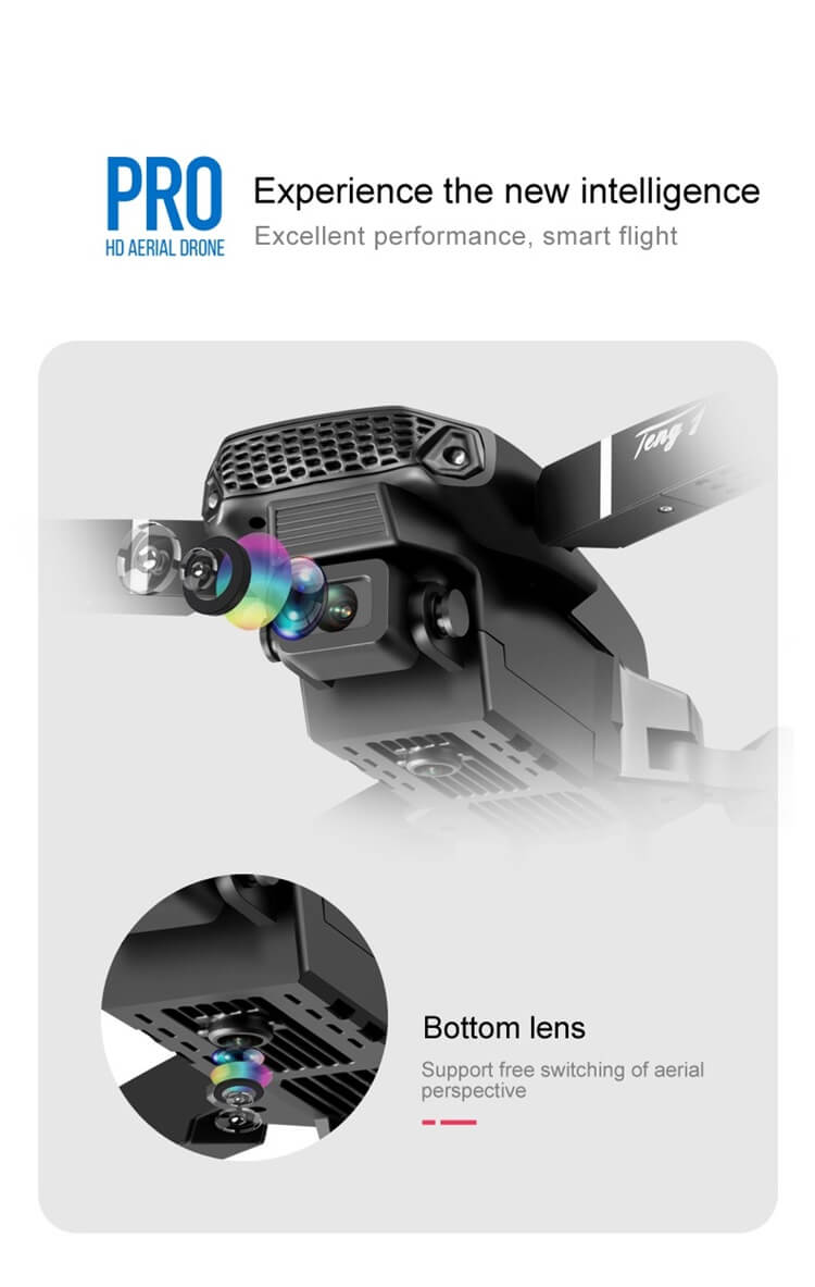 E88 Pro 13 minutos Batería voladora Largo alcance 4K Cámara dual Portátil Pequeño plegable RC Drone-Shenzhen Shengye Technology Co.,Ltd