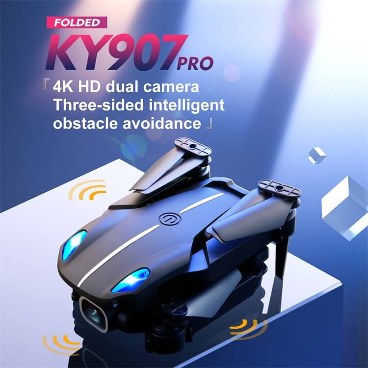 KY907 Mini Drones Petit Pliable Longue Portée RC Contrôle De Distance De Vol Moteur Wifi HD 4K Caméra Vidéo Drone-Shenzhen Shengye Technology Co., Ltd