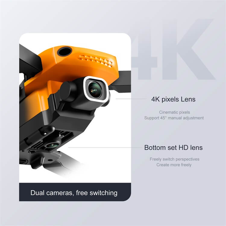 KY907 mini drónok, kisméretű, összecsukható, nagy hatótávolságú RC repülési távolságvezérlő motor Wifi HD 4K videokamera Drone-Shenzhen Shengye Technology Co., Ltd.