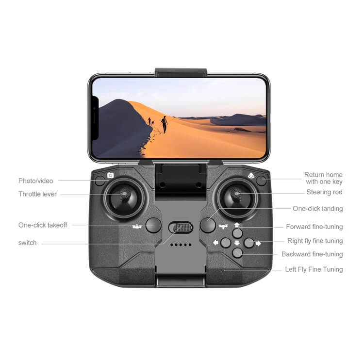 KY907 mini drónok, kisméretű, összecsukható, nagy hatótávolságú RC repülési távolságvezérlő motor Wifi HD 4K videokamera Drone-Shenzhen Shengye Technology Co., Ltd.