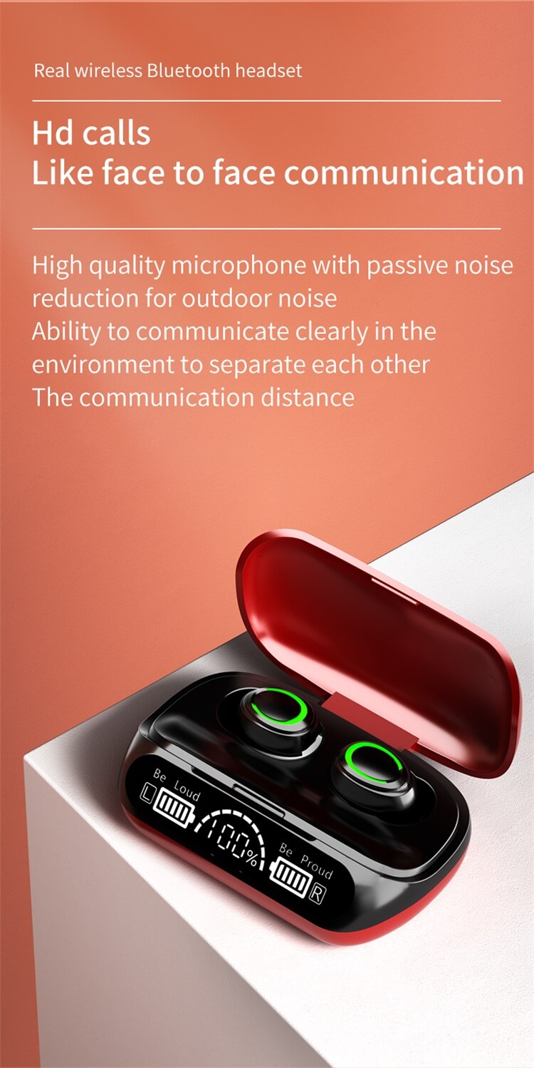 Proveedor de auriculares inalámbricos TWS con pantalla LED digital vendedora caliente XG02-Shenzhen Shengye Technology Co., Ltd