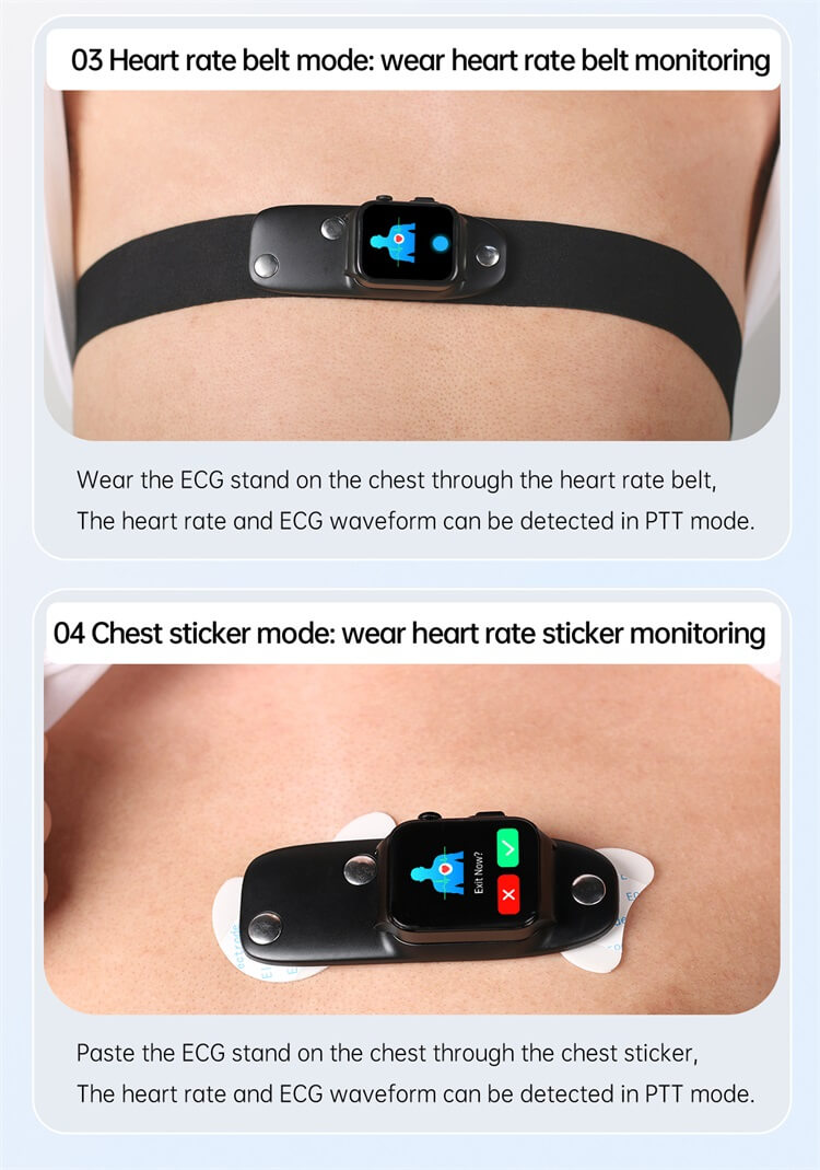 E500 Pressão Arterial Oxigênio Glicose no Sangue ECG Smartwatch Custom Logo 1.83 Tela Rastreamento de Saúde Smart Watch-Shenzhen Shengye Technology Co.,Ltd