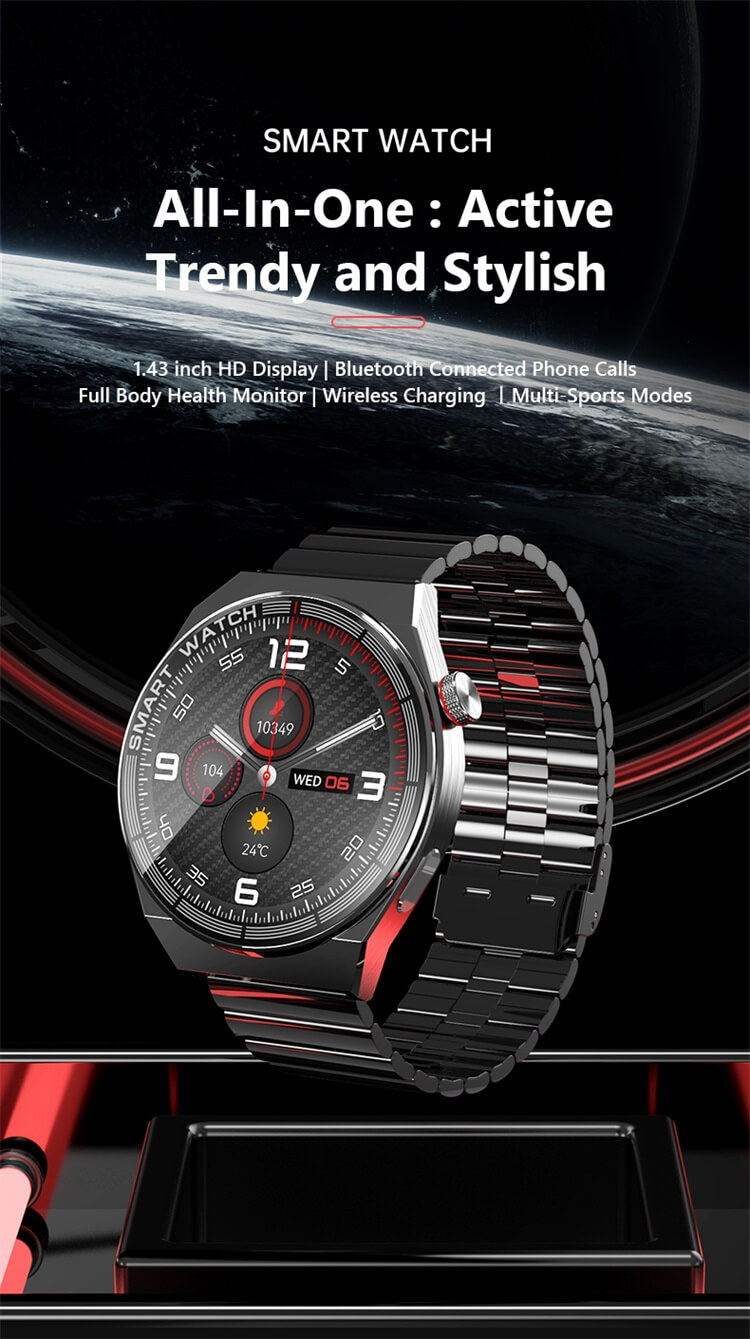 HD3 Max Venta al por mayor Presión arterial Ritmo cardíaco Oxígeno en la sangre Recordatorio sedentario Impermeable Android reloj Reloj inteligente-Shenzhen Shengye Technology Co.,Ltd