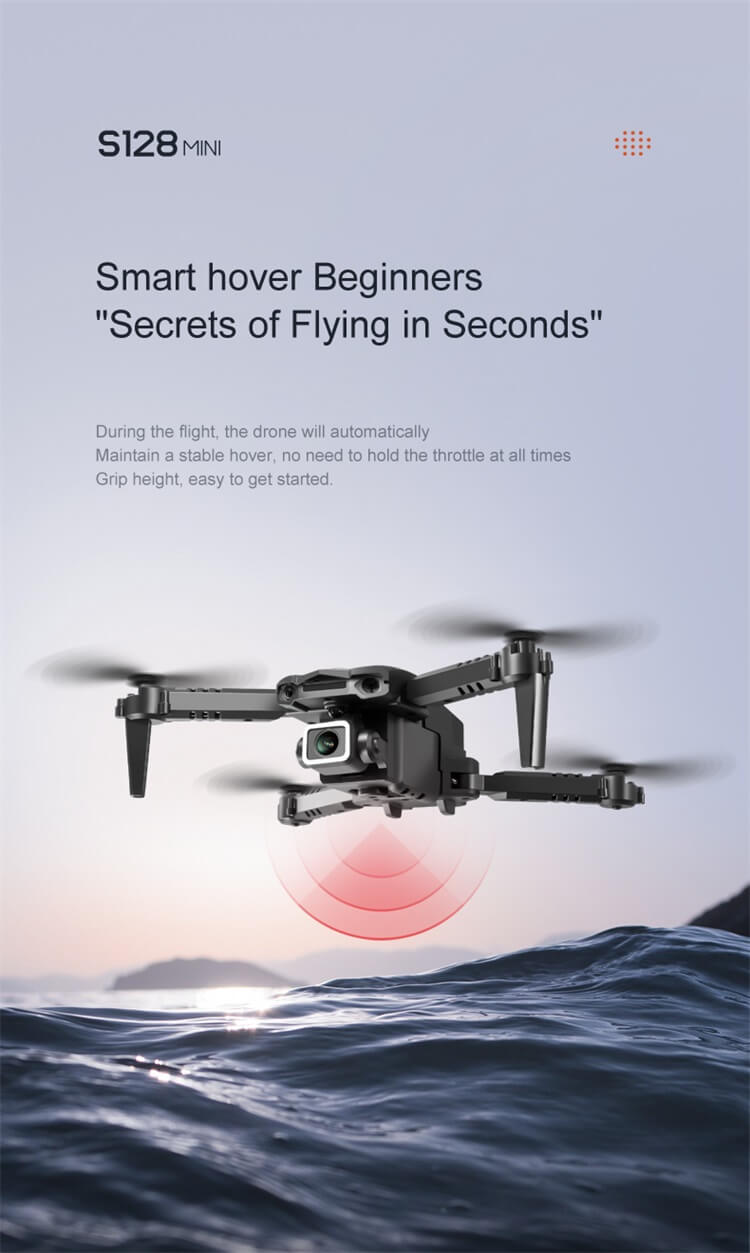 S128 Mini Drone Portable 10 Minutes Flight Time 4K Dual Camera One Key Obstacle Avoidance Take Off Landing Wifi RC Drone-Shenzhen Shengye Technology Co.,Ltd