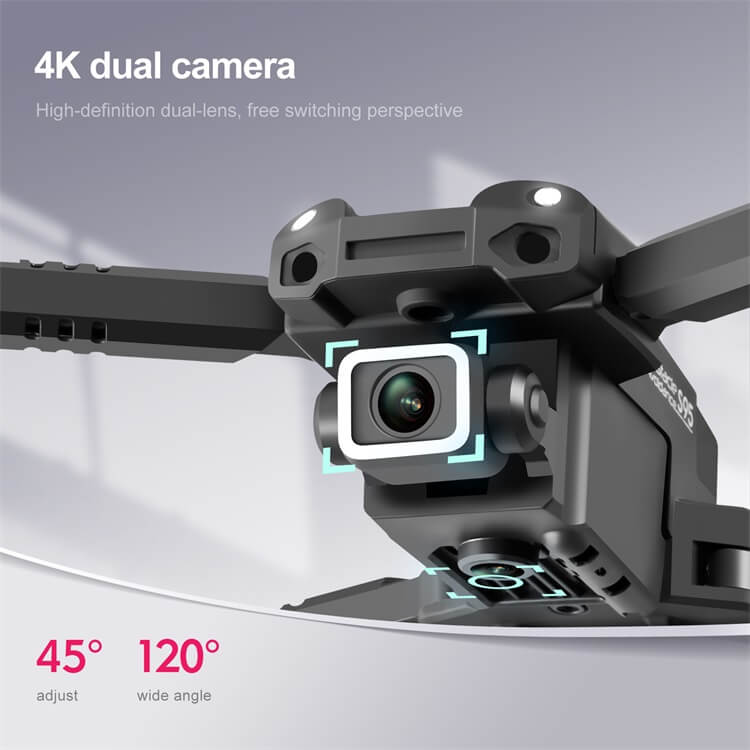 S95 Mini Body Drone, 10 perc repülési idő, kettős 4K kamera gravitációs érzékelő, könnyű súly, három oldalsó akadályelkerülő drone-Shenzhen Shengye Technology Co., Ltd.