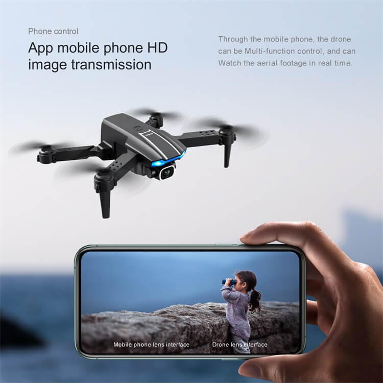 S65 Mini Drone Corpo di piccole dimensioni 10 minuti di volo 4K Doppia fotocamera Doppia batteria 50 Zoom Controllo del telefono Drone-Shenzhen Shengye Technology Co.,Ltd