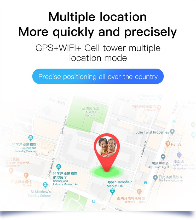 W31 HD Voice Монитор сердечного ритма Шагомер GPS Wifi LBS Сим-карта Health Assistant Смарт-часы для iPhone Android-Shenzhen Shengye Technology Co., Ltd