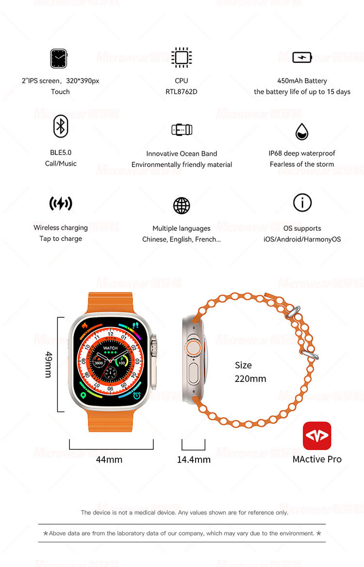 W68 Ultra Smart Watch Serie 8-Shenzhen Shengye Technology Co.,Ltd