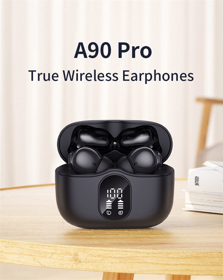 Светодиодный индикатор питания A90 Pro Наушники BT 5.3 Беспроводные наушники True TWS-Shenzhen Shengye Technology Co., Ltd