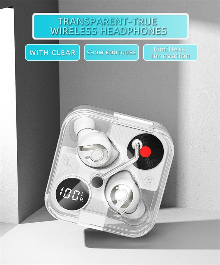 E89 Cambia modalità gioco Modalità musica Custodia trasparente Auricolari BT Auricolare wireless TWS-Shenzhen Shengye Technology Co., Ltd