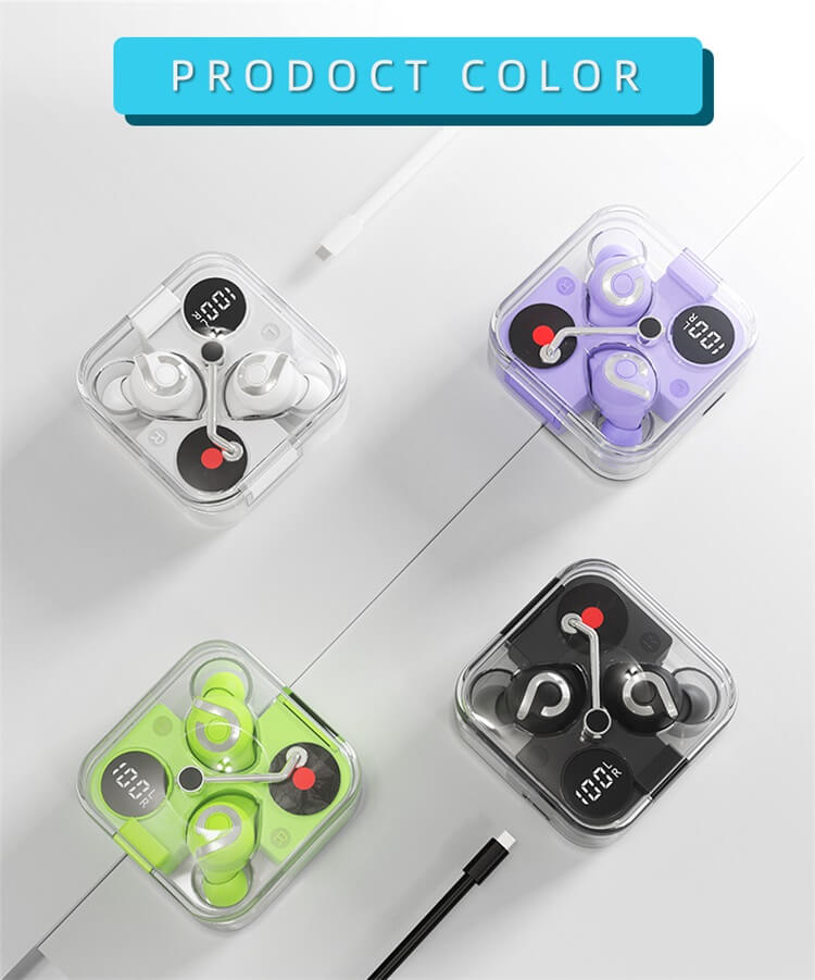 E89 Switch Game Mode Music Mode Transparent Case BT Earbuds TWS Wireless Earphone-Shenzhen Shengye Technology Co.,Ltd