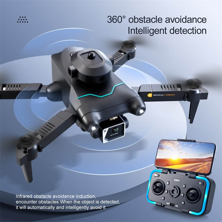 S96 Mini Drone Dobra Portátil 4K Câmera Dupla 10 Minutos Tempo de Vôo Luz Controle Remoto Armazenamento Integrado Wifi RC Drone-Shenzhen Shengye Technology Co., Ltd