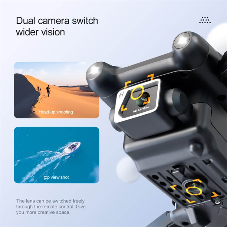 S96 Mini Drone Fold Portable Camera kép 4K Thời gian bay 10 phút Ánh sáng Điều khiển từ xa Lưu trữ tích hợp Wifi RC Drone-Shengye Technology Co.,Ltd