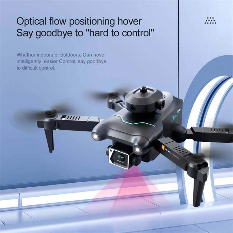 S96 Mini Drone Dobra Portátil 4K Câmera Dupla 10 Minutos Tempo de Vôo Luz Controle Remoto Armazenamento Integrado Wifi RC Drone-Shenzhen Shengye Technology Co., Ltd