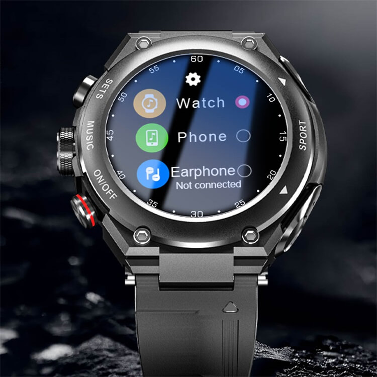 T92 Smartwatch mit Ohrhörern, Bluetooth-Headset, Smartwatch mit Lautsprecher, Tracker, Musik, Herzfrequenzmesser, Sportuhr – Shenzhen Shengye Technology Co., Ltd