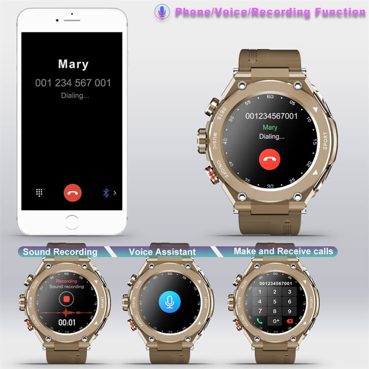 T92 Smart Watch with Earbuds Bluetooth Headset Smartwatch with Speaker Tracker Music Heart Rate Monitor Sports Watch-Shenzhen Shengye Technology Co.,Ltd