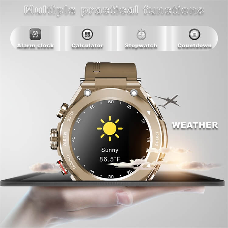 T92 Smartwatch mit Ohrhörern, Bluetooth-Headset, Smartwatch mit Lautsprecher, Tracker, Musik, Herzfrequenzmesser, Sportuhr – Shenzhen Shengye Technology Co., Ltd