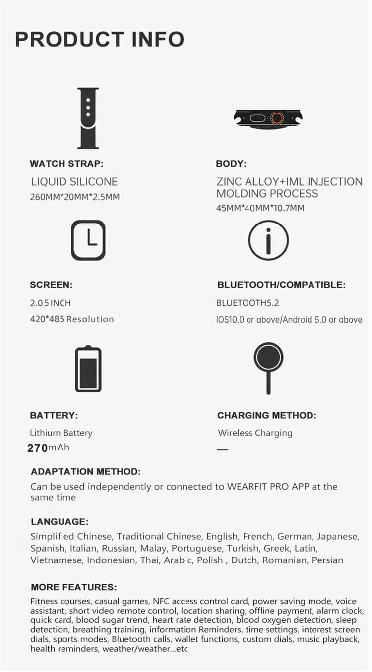 GS8 Ultra Montre Intelligente Série 8-Shenzhen Shengye Technology Co., Ltd