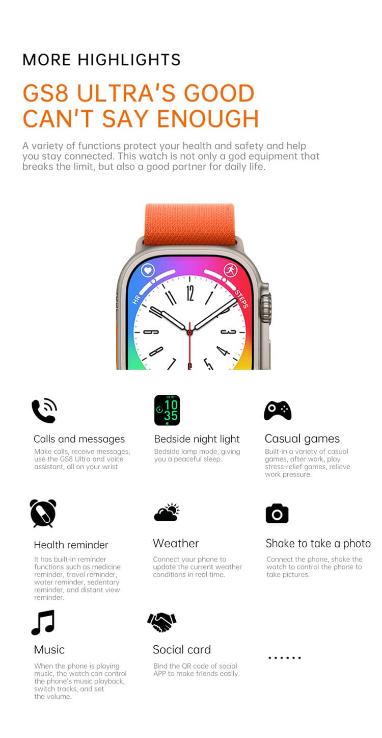 GS8 Ultra Smart Watch Series 8-Shenzhen Shengye Technology Co.,Ltd