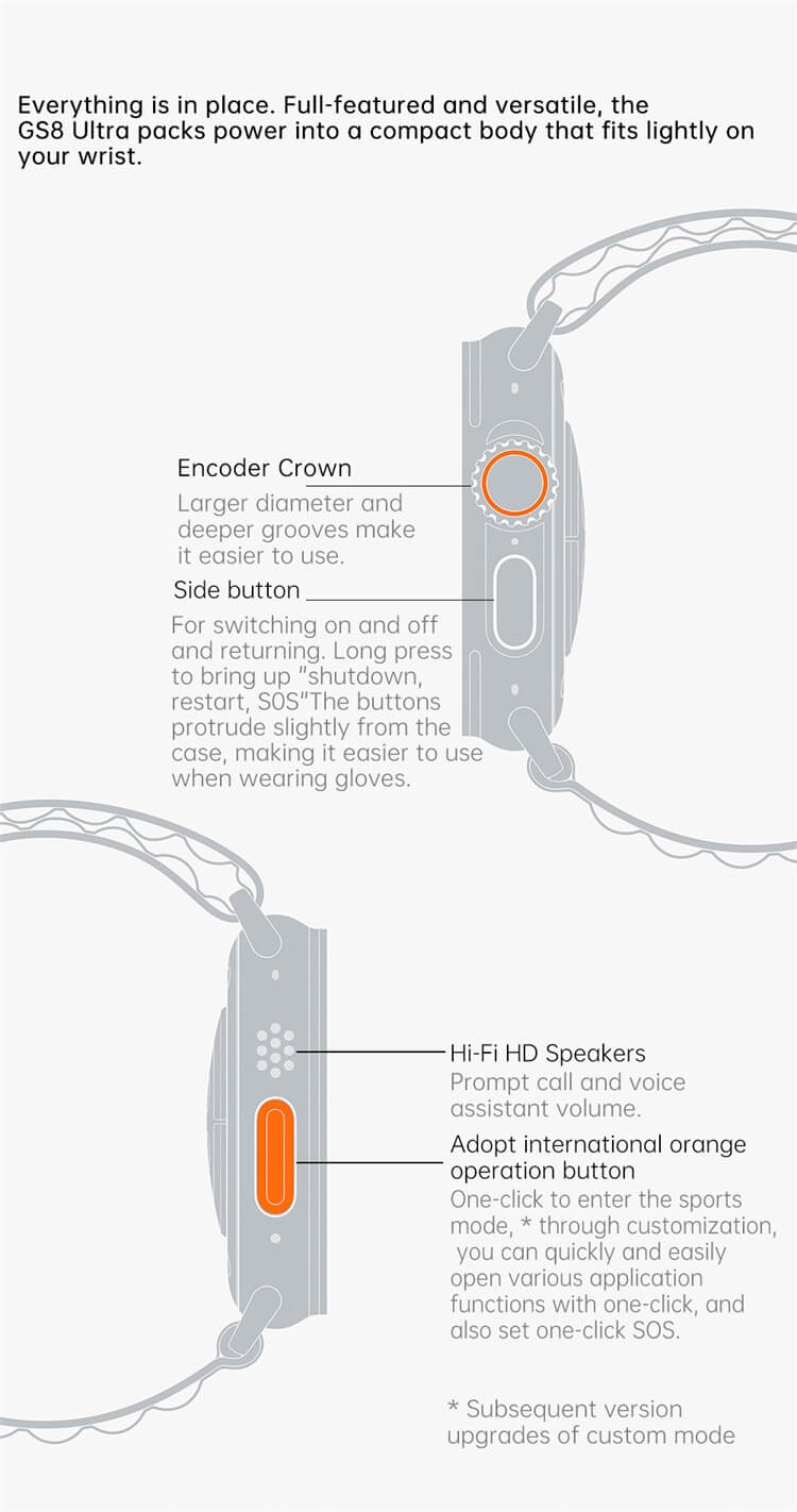 GS8 Ultra Montre Intelligente Série 8-Shenzhen Shengye Technology Co., Ltd