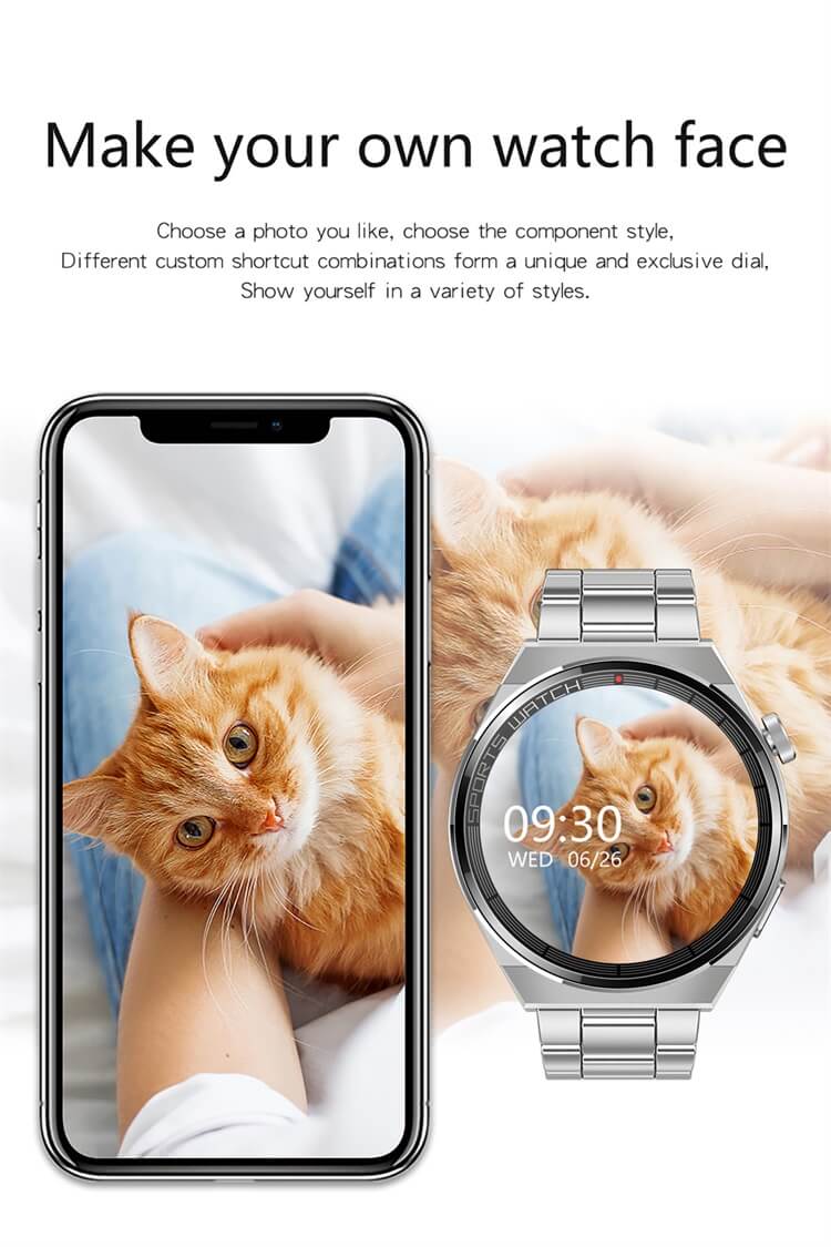 KT62 Dünne, leichte BT-Anrufe, kabelloses Laden, 5 Menüs, KI-Sprachassistent, gesundes Leben beginnt am Handgelenk, Smartwatch – Shenzhen Shengye Technology Co., Ltd