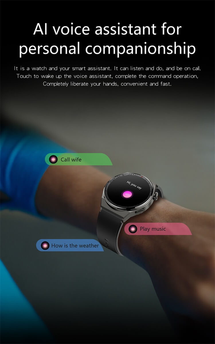 KT62 mince et léger appel BT chargement sans fil 5 menus assistant vocal AI une vie saine commence au poignet montre intelligente-Shenzhen Shengye Technology Co., Ltd