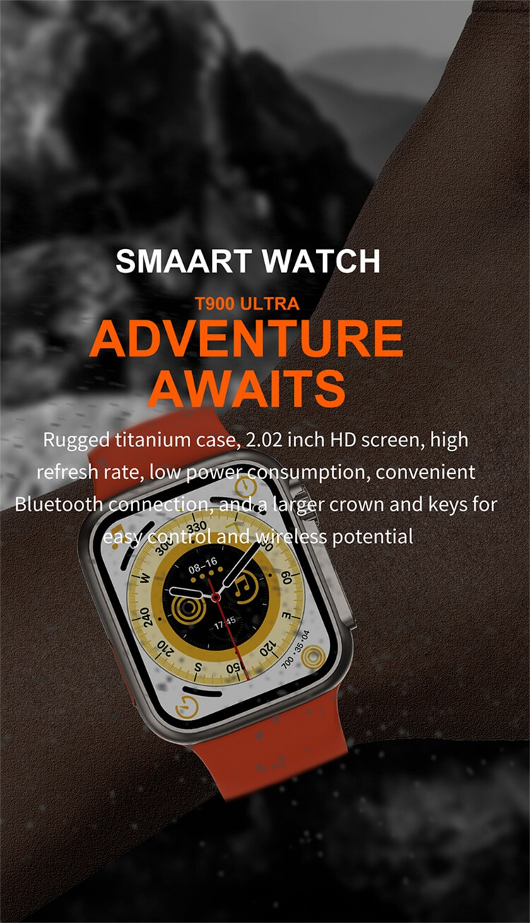 T900 Ultra S Smartwatch, hohe Wiedergabetreue, Klangqualität, wasserdichte Wirkung, Outdoor-Sportuhr – Shenzhen Shengye Technology Co., Ltd