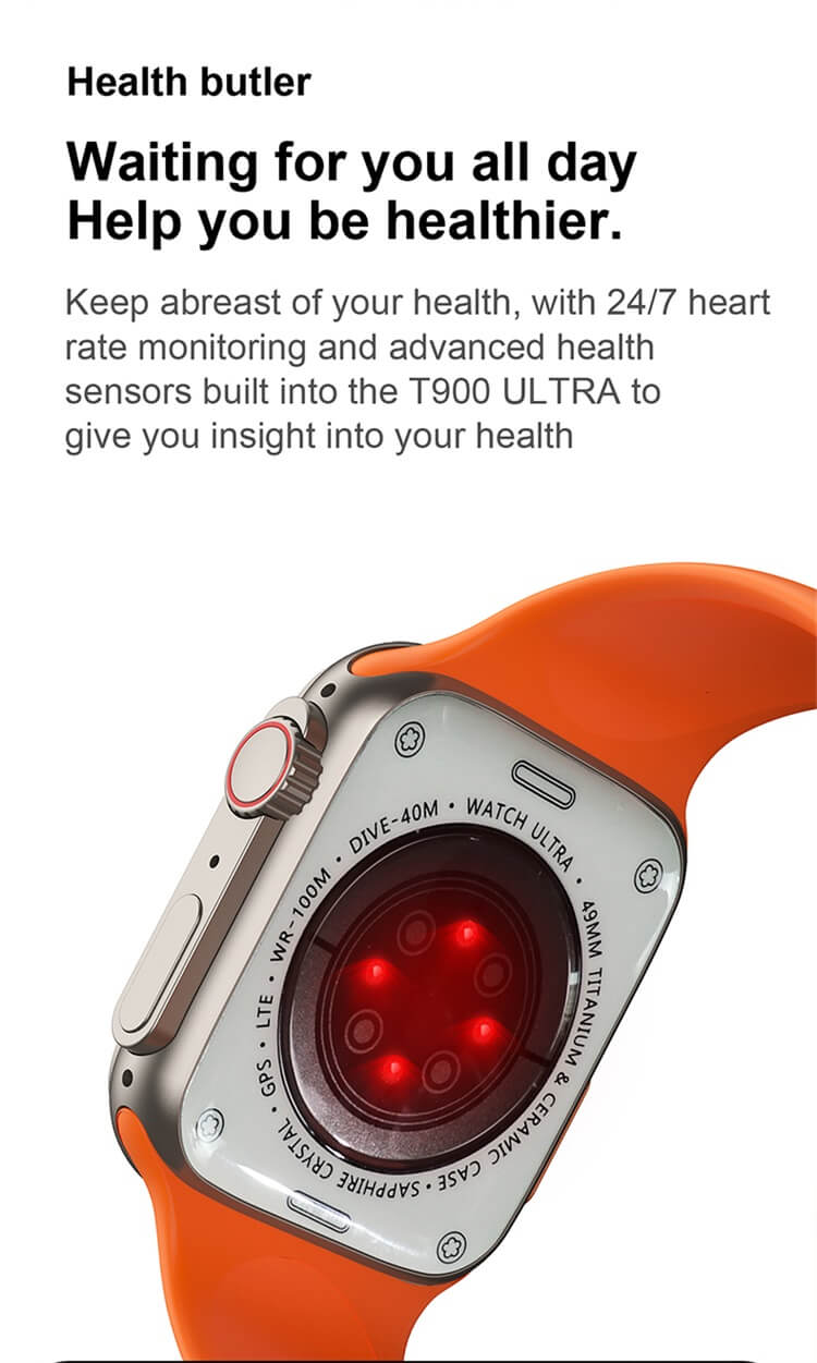 T900 Ultra S Smart Watch High Defidelity hangminőség, vízálló hatású kültéri sportóra-Shenzhen Shengye Technology Co., Ltd.