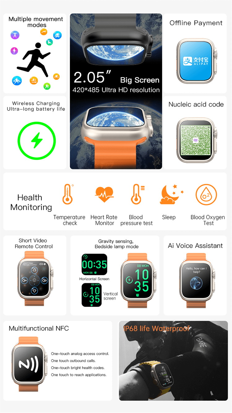 GS Ultra 8 Smartwatch-Shenzhen Shengye Technology Co., Ltd