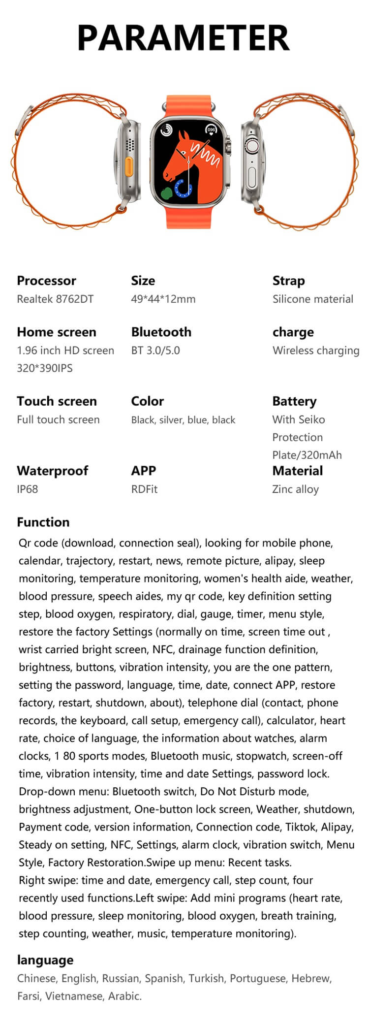 WS28 Ultra Smart Watch-Shenzhen Shengye Technology Co., Ltd