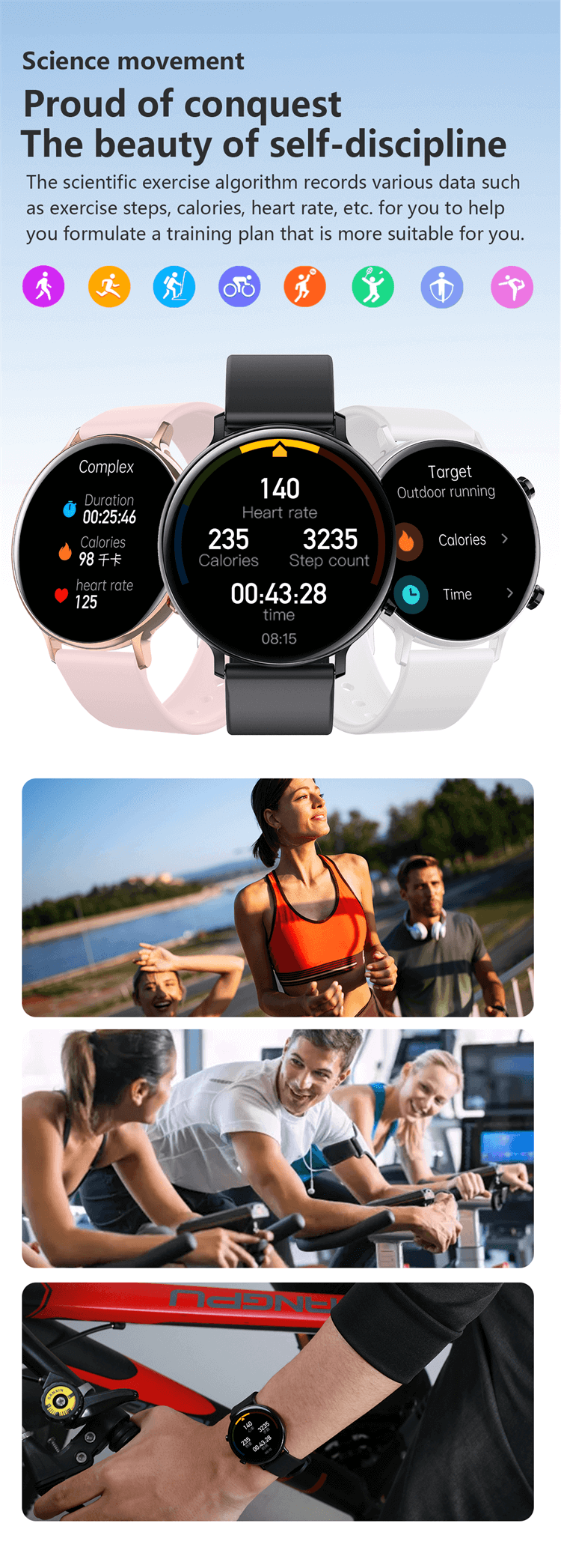 GW33S HD BT Calling Message Notification Phone Smartwatch Android Smart Watch-Shenzhen Shengye Technology Co.,Ltd