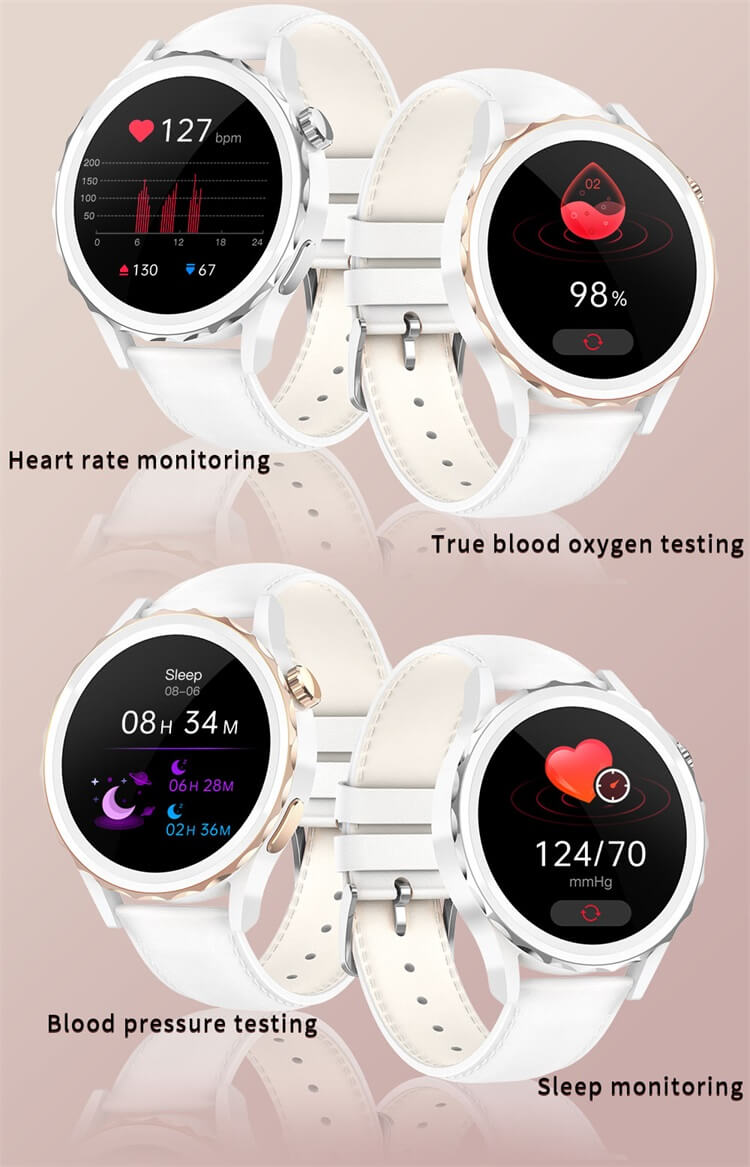 LC304 Frauen IP68 Wasserdichte AI Sprachassistent Android Telefon Runde Bildschirm Smart Watch-Shenzhen Shengye Technology Co.,Ltd