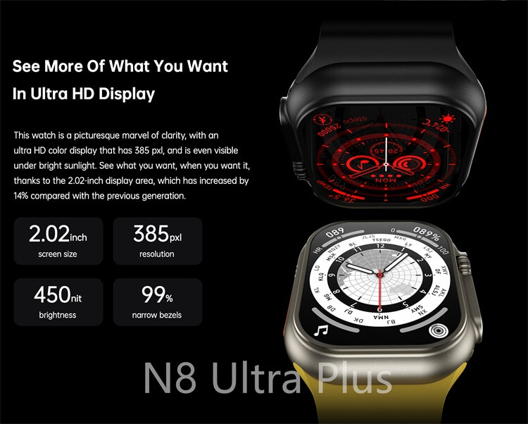 Reloj inteligente N8 Ultra Plus-Shenzhen Shengye Technology Co.,Ltd