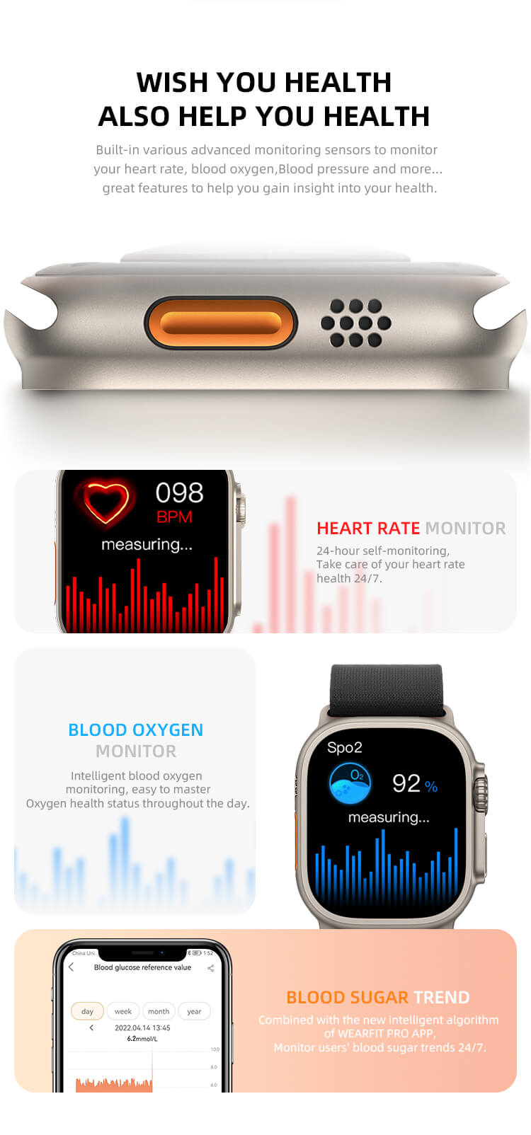 Reloj ultra inteligente HW8-Shenzhen Shengye Technology Co.,Ltd