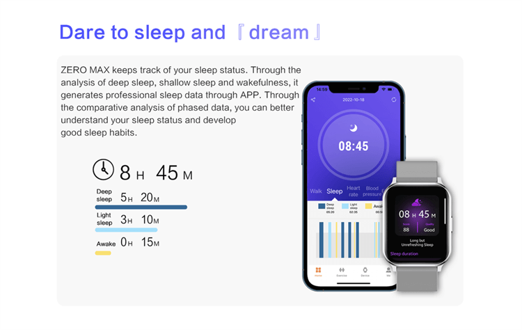 Zero Max 1.91 Inci Jam Tangan Pintar Ultra Tipis Ringan Terang Android 20 Hari Masa Pakai Baterai Jam Tangan Pintar Pria Wanita-Shenzhen Shengye Technology Co.,Ltd