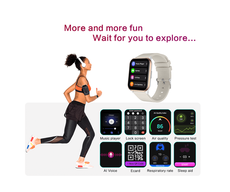 Zero Max 1,91 Polegada Ultra Fino Luz Brilhante Smartwatch Android 20 Dias Bateria Vida Homens Mulheres Relógio Inteligente-Shenzhen Shengye Technology Co., Ltd