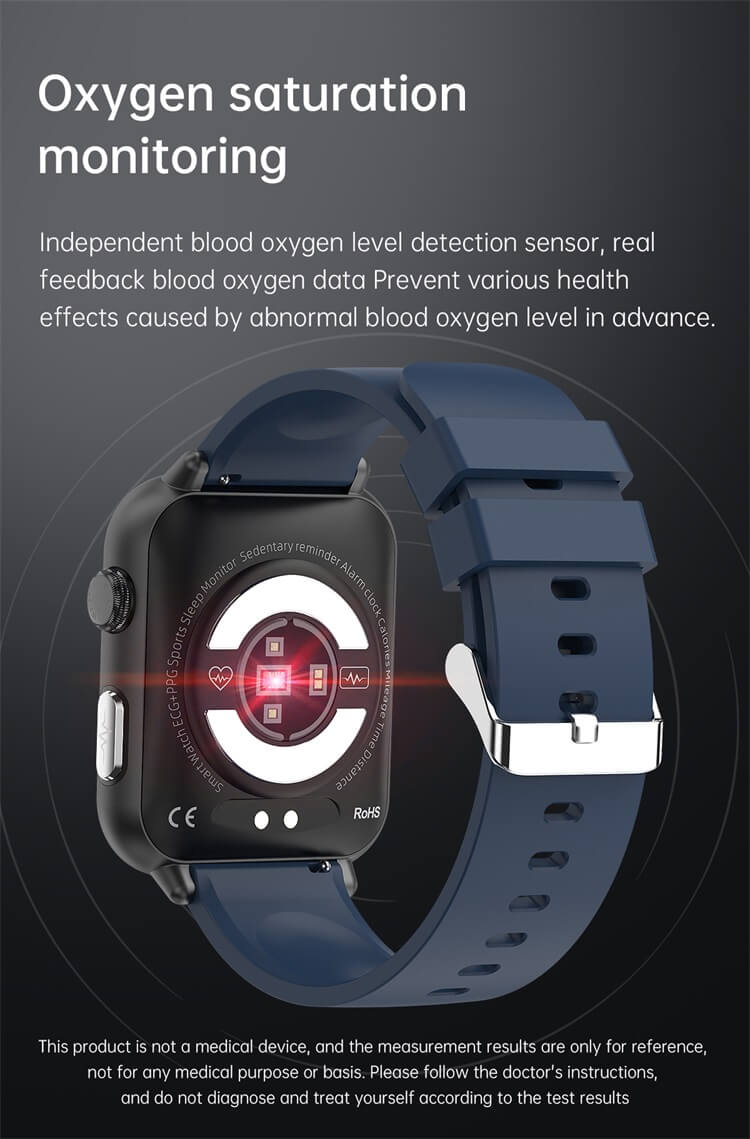 E200 ECG Health Intelligent Smartwatch Moniteur de glycémie Android Smart Watch-Shenzhen Shengye Technology Co., Ltd