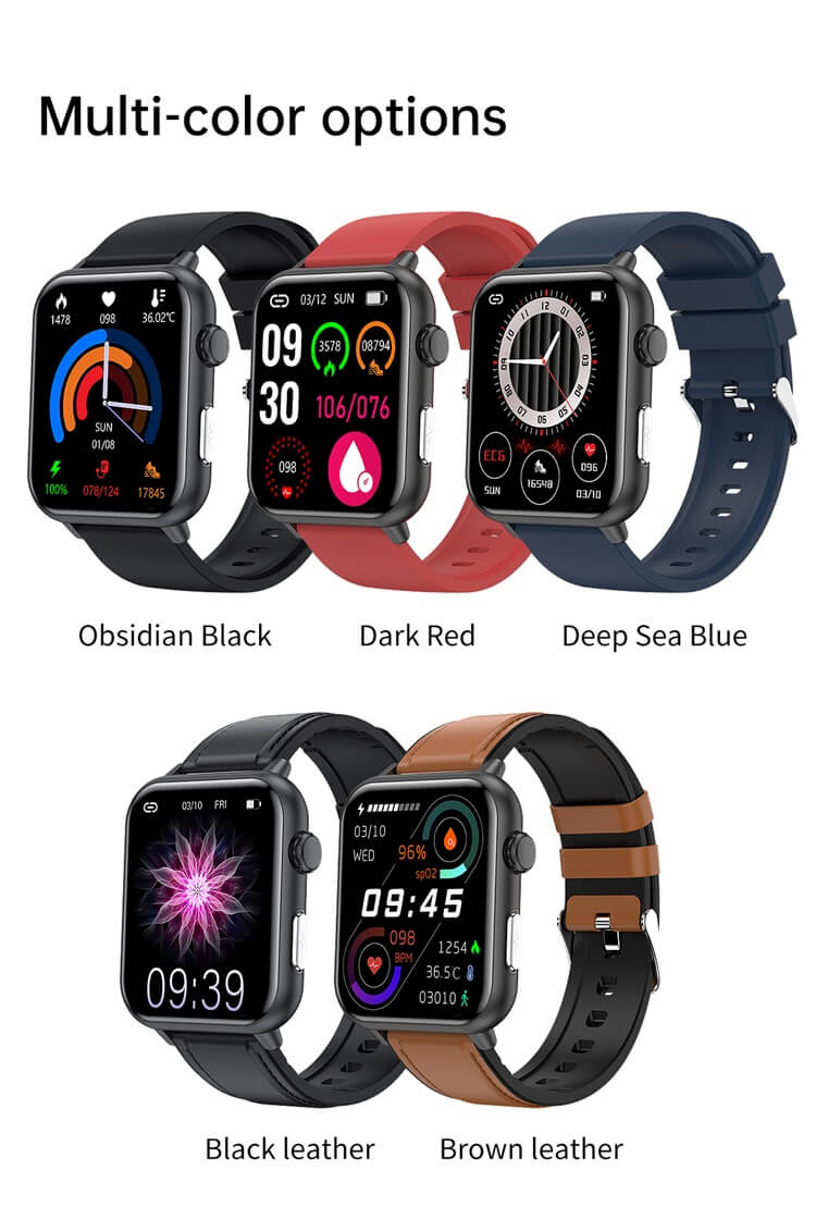 E200 ECG الصحة الذكية Smartwatch مراقب نسبة الجلوكوز في الدم Android Smart Watch-Shenzhen Shengye Technology Co.,Ltd