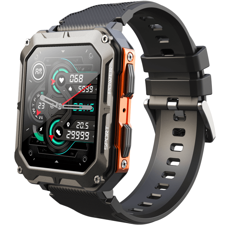 C20 Pro Outdoor Sport Smartwatch IP68 Waterproof 380mAh Long Time ...