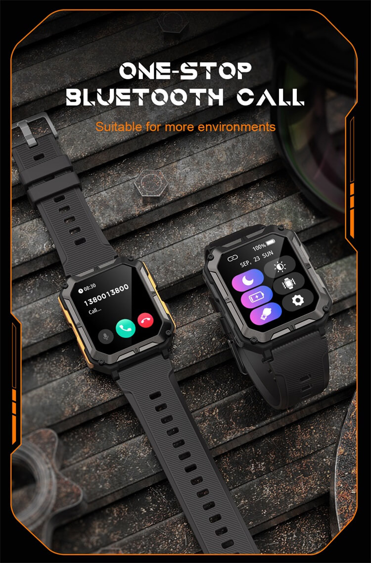 C20 Pro Reloj inteligente para deportes al aire libre IP68 Resistente al agua 380 mAh Reloj inteligente Android en espera de larga duración-Shenzhen Shengye Technology Co., Ltd