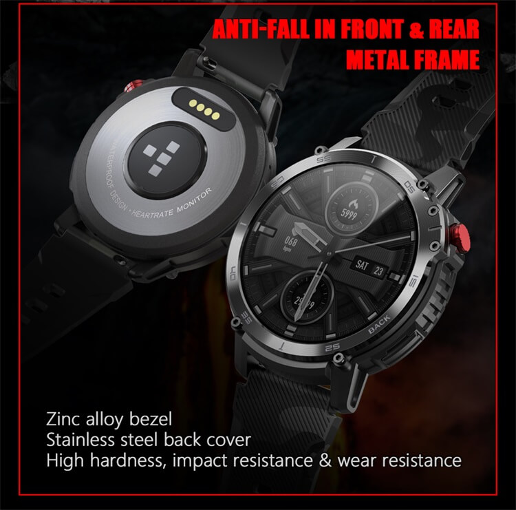 C22 Outdoor Round Smartwatch IP68 400mAh Long Standby Time Orologi intelligenti Android-Shenzhen Shengye Technology Co., Ltd