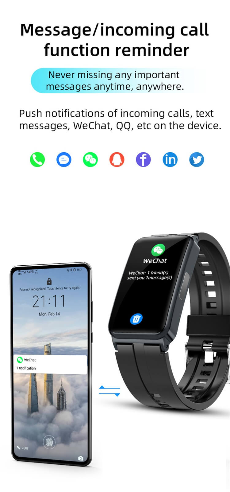 EP01 ECG HRV Blood Glucose Blood Pressure Smart Watch-Shenzhen Shengye Technology Co.,Ltd