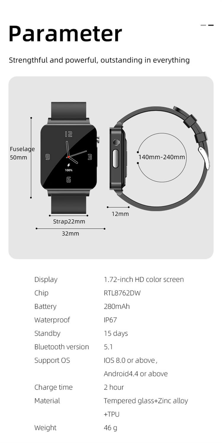 KS03 Orologio intelligente per la temperatura corporea 24 ore su 24-Shenzhen Shengye Technology Co.,Ltd