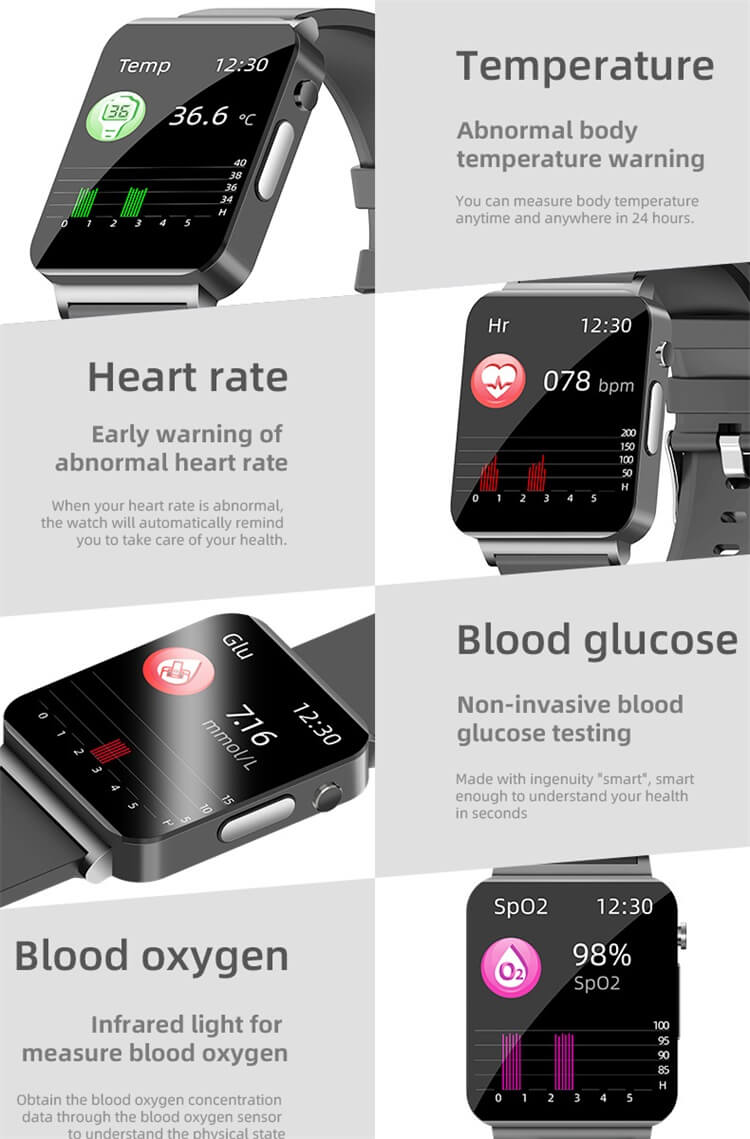 KS03 Relógio inteligente de temperatura corporal de 24 horas - Shenzhen Shengye Technology Co., Ltd